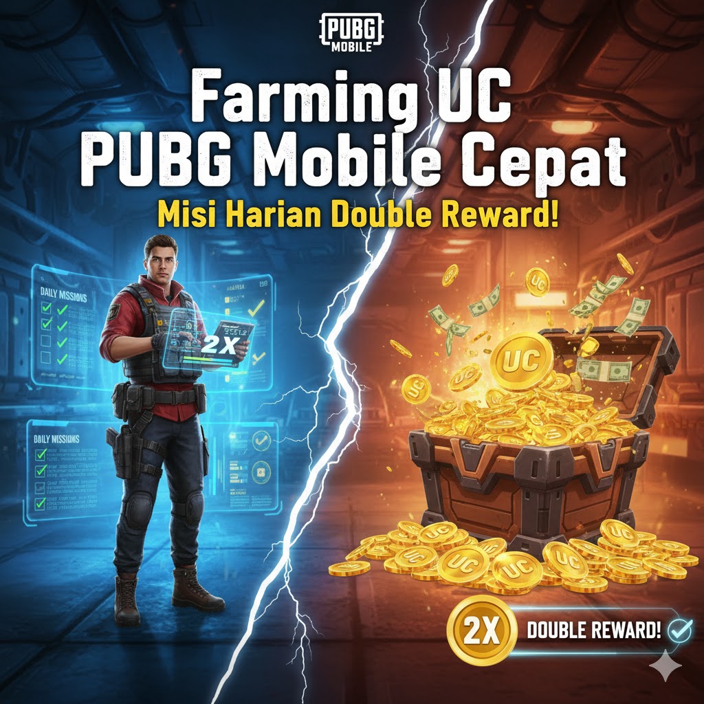 Farming UC PUBG Mobile Cepat: Misi Harian Double Reward!