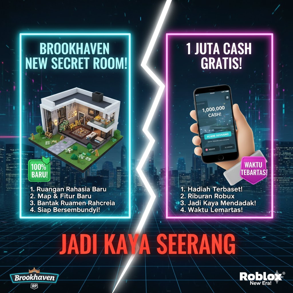 Brookhaven New Secret Room + 1 Juta Cash Gratis!