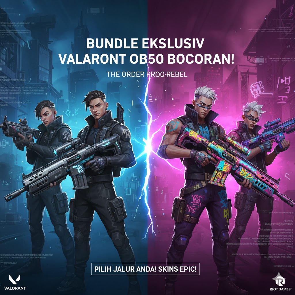 Bundle Eksklusif Valorant OB50 Bocoran! Neon Theme Siap Rilis