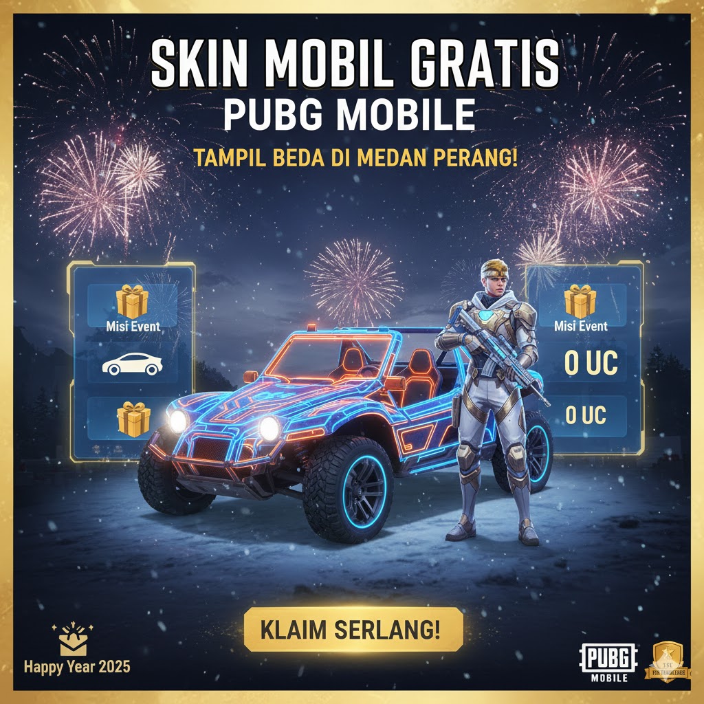 Skin Mobil Gratis PUBG Mobile Event Musiman