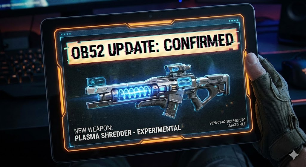 Bocoran Senjata Baru OB52 Free Fire