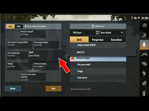 PUBG Mobile Voice Chat Indo OP: Setting Mic No Echo Pro Erangel OB45 2026!