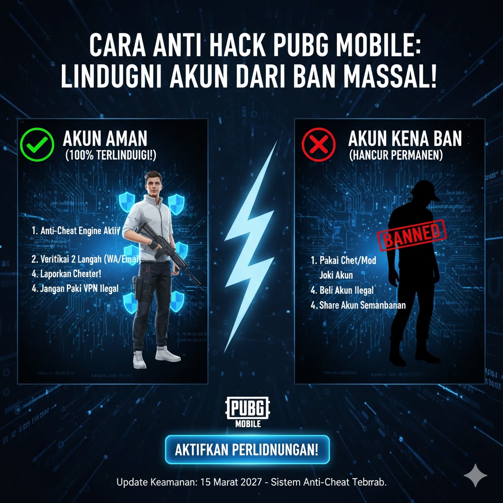 Cara Anti Hack PUBG Mobile: Lindungi Akun dari Ban Massal!