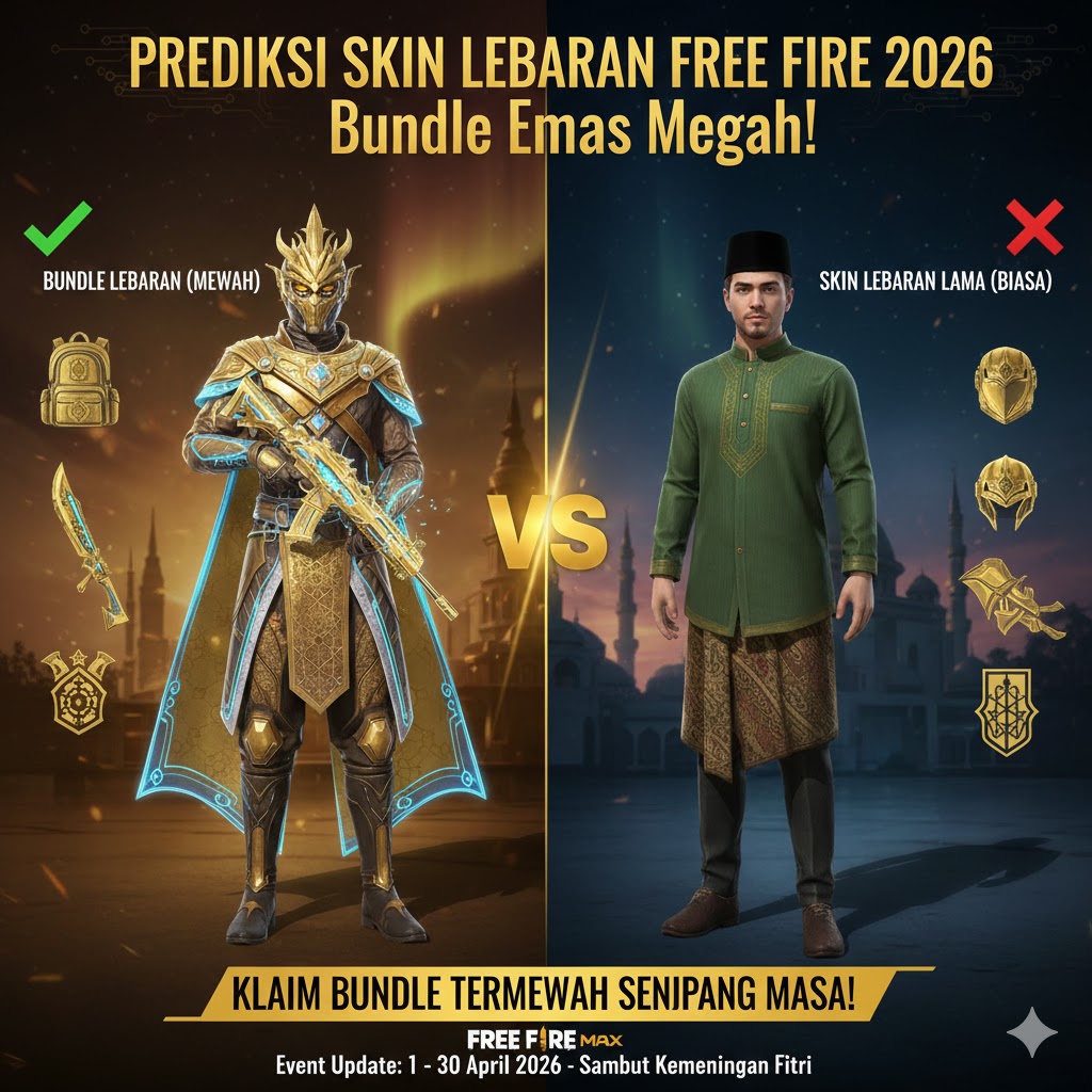 Prediksi Skin Lebaran Free Fire 2026: Bundle Emas Megah!