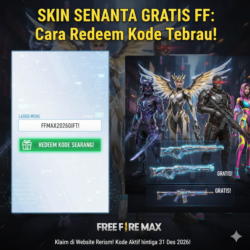 Skin Senjata Gratis FF: Cara Redeem Kode Terbaru!