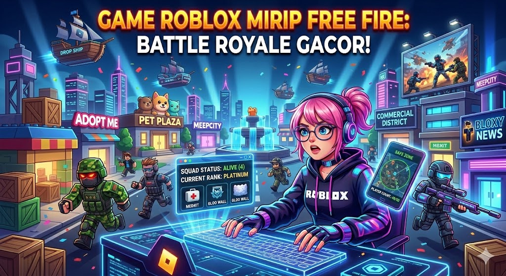 Game Roblox Mirip Free Fire: Battle Royale Gacor!